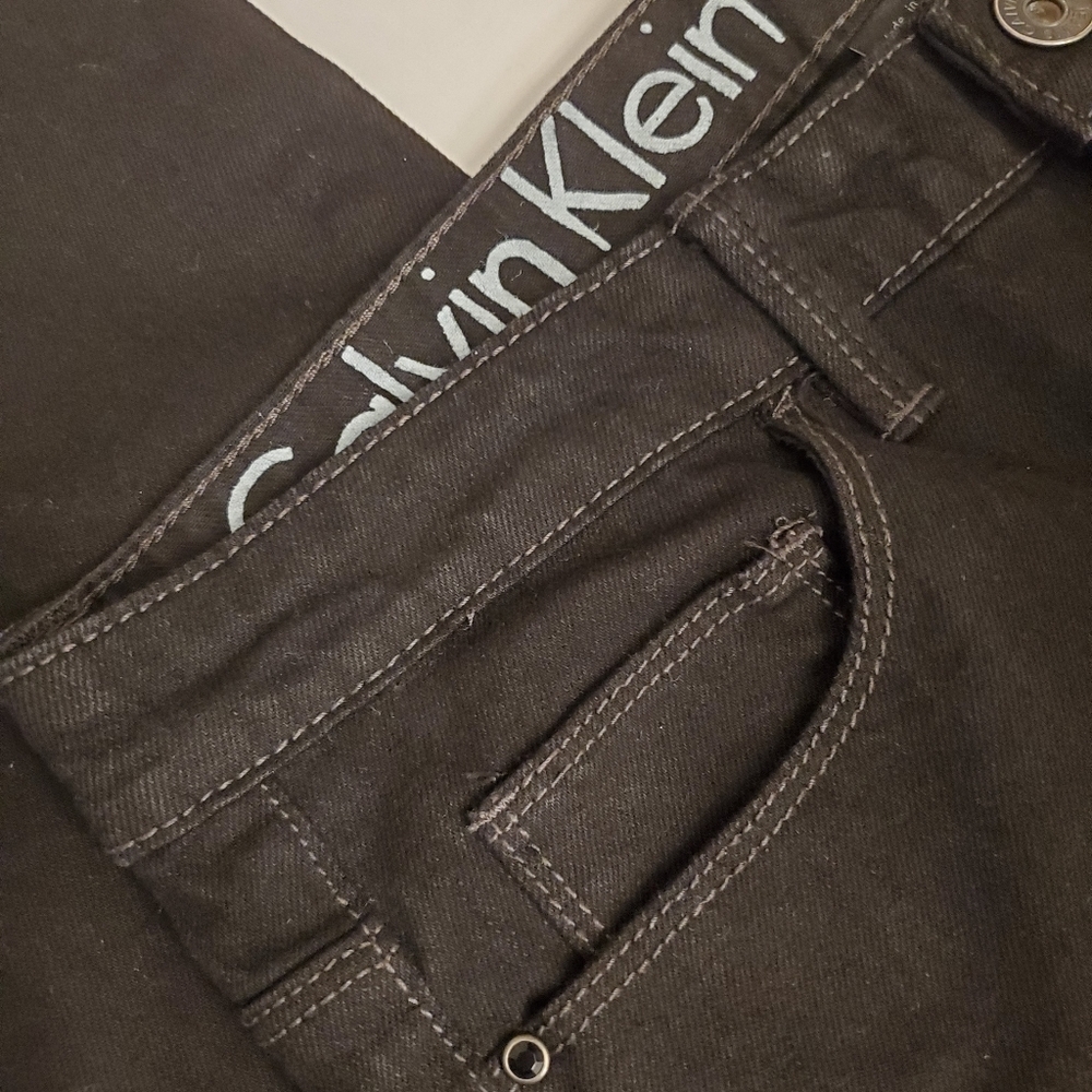 Calvin Klein Shape Boot Cut Jeans- Black - Picture 6 of 7